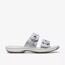 Women’s Breeze Maye Silver Flat Cloudsteppers™ Sandals