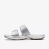 Women’s Breeze Maye Silver Flat Cloudsteppers™ Sandals Women’s Breeze Maye Silver Flat Cloudsteppers™ Sandals