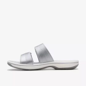 Women’s Breeze Maye Silver Flat Cloudsteppers™ Sandals