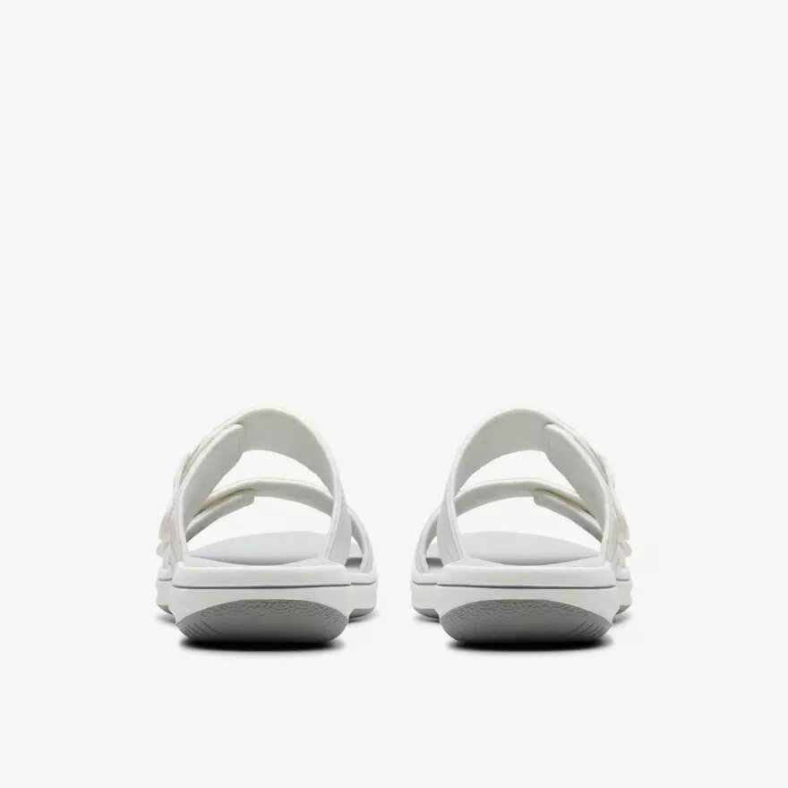 Women’s Breeze Maye White Cloudsteppers™ Slide Sandals Women’s Breeze Maye White Cloudsteppers™ Slide Sandals
