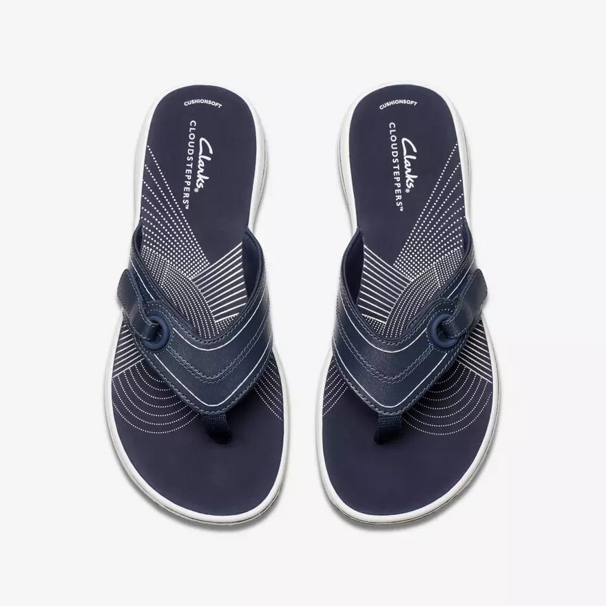 Women’s Breeze Reyna Navy Cloudsteppers™ Flip Flops Women’s Breeze Reyna Navy Cloudsteppers™ Flip Flops