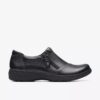 Women’s Carleigh Ray Black Leather Slip Ons Women’s Carleigh Ray Black Leather Slip Ons