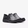 Women’s Carleigh Ray Black Leather Slip Ons Women’s Carleigh Ray Black Leather Slip Ons