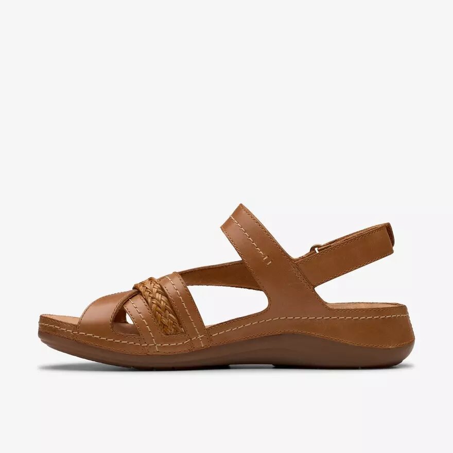 Women’s Cecily Strap Tan Combination Strappy Sandals Women’s Cecily Strap Tan Combination Strappy Sandals