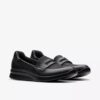 Women’s Ellowyn Penny Black Leather Slip Ons Women’s Ellowyn Penny Black Leather Slip Ons