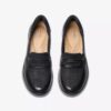 Women’s Ellowyn Penny Black Leather Slip Ons Women’s Ellowyn Penny Black Leather Slip Ons