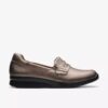 Women’s Ellowyn Penny Bronze Metallic Slip Ons Women’s Ellowyn Penny Bronze Metallic Slip Ons