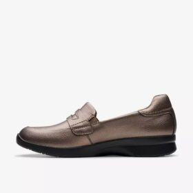 Women’s Ellowyn Penny Bronze Metallic Slip Ons