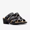 Women’s Emily 2 Adella Black Leather Heeled Sandals