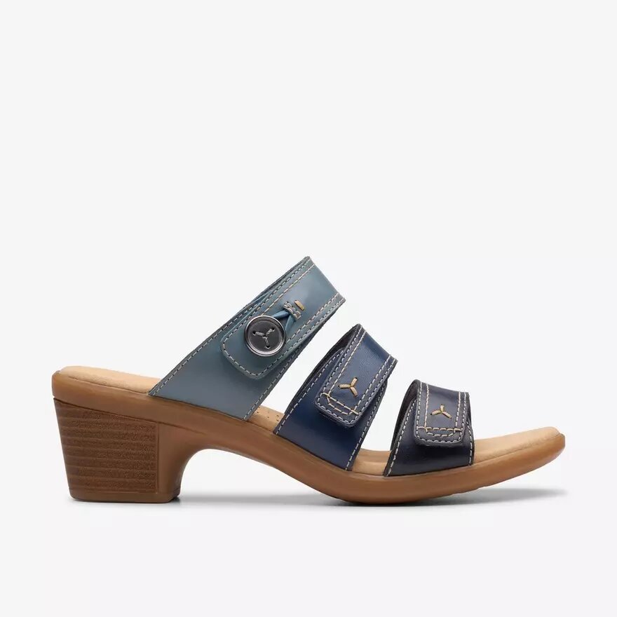 Women’s Emily 2 Adella Navy Multicolour Heeled Sandals Women’s Emily 2 Adella Navy Multicolour Heeled Sandals