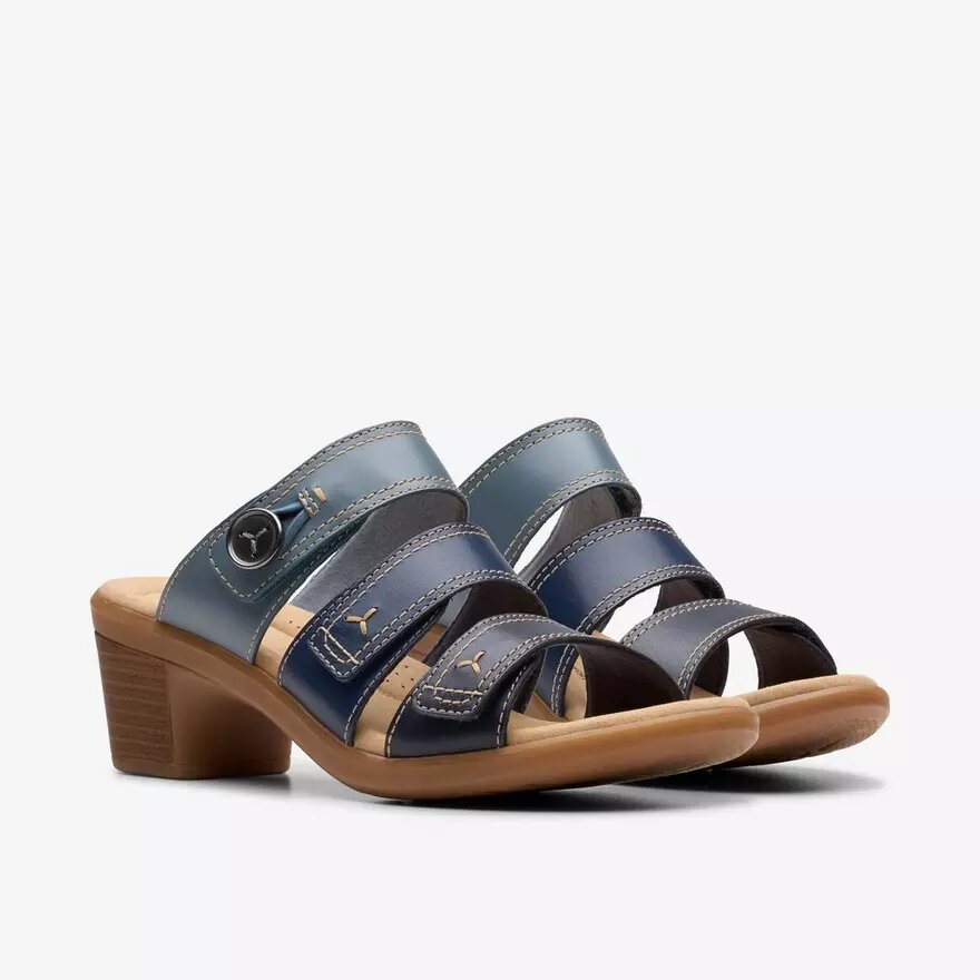 Women’s Emily 2 Adella Navy Multicolour Heeled Sandals Women’s Emily 2 Adella Navy Multicolour Heeled Sandals