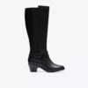 Women’s Emily 2 Dream Black Leather Knee High Boots Women’s Emily 2 Dream Black Leather Knee High Boots