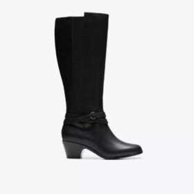 Women’s Emily 2 Dream Black Leather Knee High Boots Women’s Emily 2 Dream Black Leather Knee High Boots