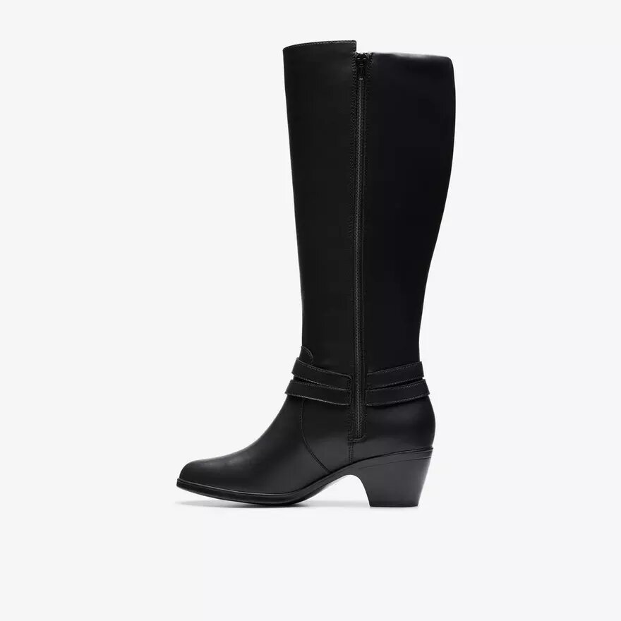 Women’s Emily 2 Dream Black Leather Knee High Boots Women’s Emily 2 Dream Black Leather Knee High Boots