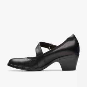 Women’s Emily 2 Mabel Black Leather Mary Jane Shoes