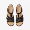 Women’s Emily 2 Rose Black Leather Heeled Sandals