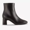 Women’s Fernie Zip Black Leather Ankle Boots Women’s Fernie Zip Black Leather Ankle Boots