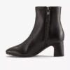 Women’s Fernie Zip Black Leather Ankle Boots Women’s Fernie Zip Black Leather Ankle Boots