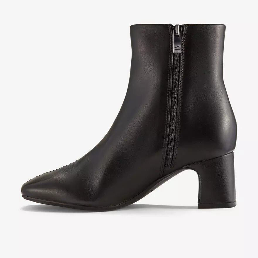 Women’s Fernie Zip Black Leather Ankle Boots Women’s Fernie Zip Black Leather Ankle Boots