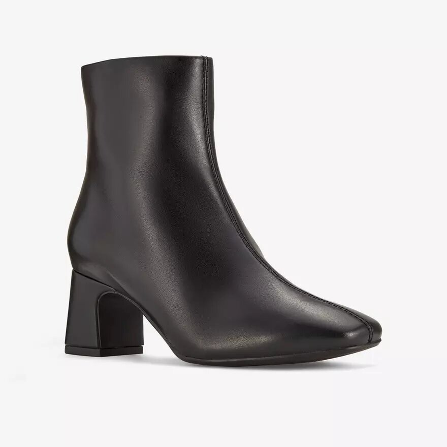 Women’s Fernie Zip Black Leather Ankle Boots Women’s Fernie Zip Black Leather Ankle Boots