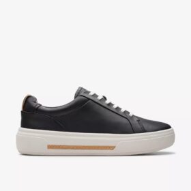 Women’s Hollyhock Walk Black Leather Sneakers