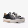 Women’s Hollyhock Walk Black Leather Sneakers Women’s Hollyhock Walk Black Leather Sneakers