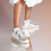 Women’s Hollyhock Walk Silver Leather Sneakers Women’s Hollyhock Walk Silver Leather Sneakers