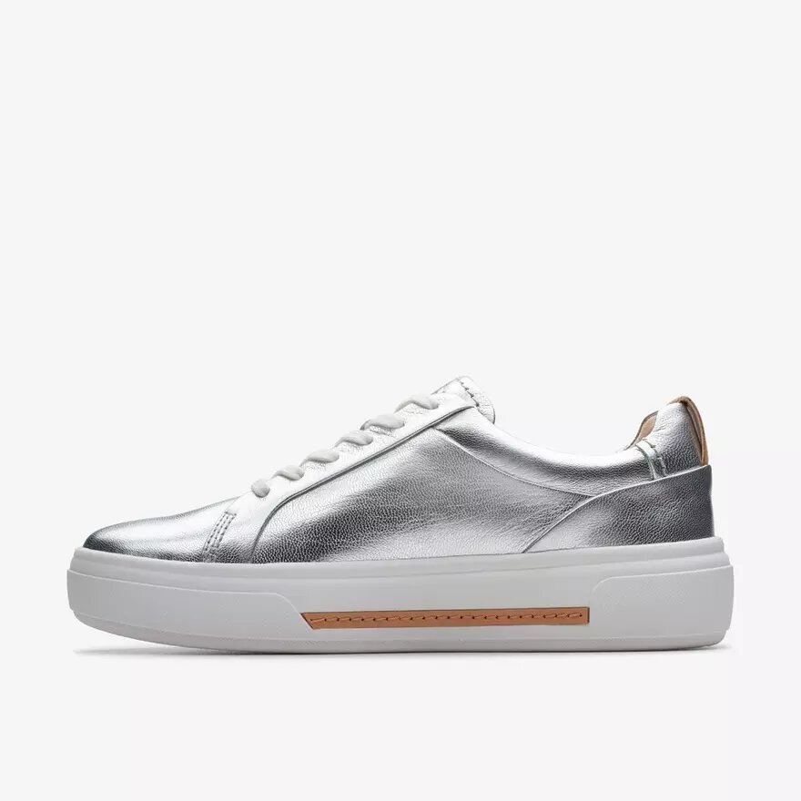 Women’s Hollyhock Walk Silver Leather Sneakers Women’s Hollyhock Walk Silver Leather Sneakers