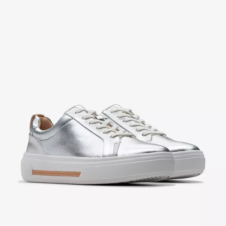 Women’s Hollyhock Walk Silver Leather Sneakers Women’s Hollyhock Walk Silver Leather Sneakers