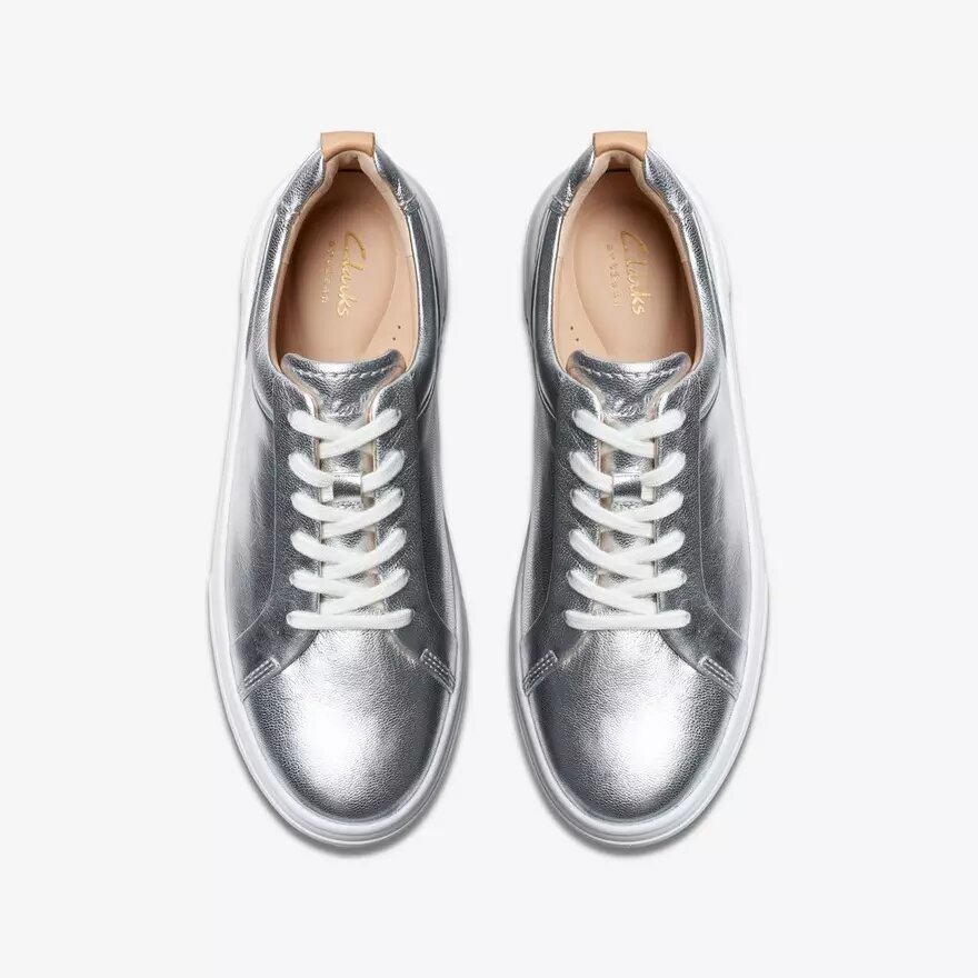 Women’s Hollyhock Walk Silver Leather Sneakers Women’s Hollyhock Walk Silver Leather Sneakers