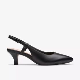 Women’s Kepley Lane Black Leather Heels