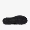 Women’s Kitly Ave Black Leather Flat Sandals Women’s Kitly Ave Black Leather Flat Sandals