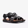 Women’s Kitly Ave Black Leather Flat Sandals Women’s Kitly Ave Black Leather Flat Sandals