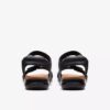 Women’s Kitly Ave Black Leather Flat Sandals Women’s Kitly Ave Black Leather Flat Sandals