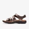 Women’s Kitly Ave Bronze Leather Flat Sandals Women’s Kitly Ave Bronze Leather Flat Sandals