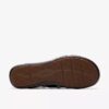 Women’s Kitly Ave Navy Leather Flat Sandals Women’s Kitly Ave Navy Leather Flat Sandals