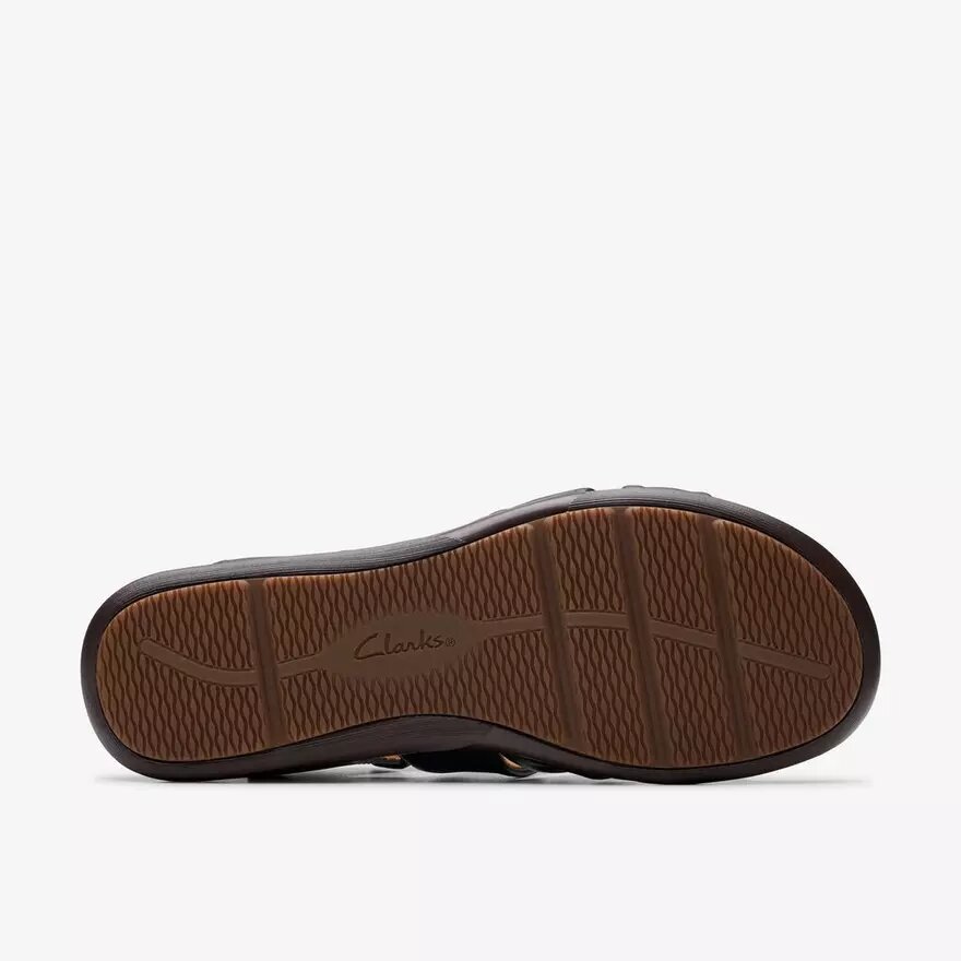 Women’s Kitly Ave Navy Leather Flat Sandals Women’s Kitly Ave Navy Leather Flat Sandals