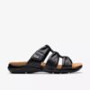 Women’s Kitly Slide Black Leather Flat Sandals Women’s Kitly Slide Black Leather Flat Sandals