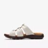 Women’s Kitly Slide Cream Leather Flat Sandals Women’s Kitly Slide Cream Leather Flat Sandals