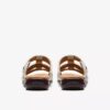 Women’s Kitly Slide Cream Leather Flat Sandals Women’s Kitly Slide Cream Leather Flat Sandals