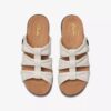 Women’s Kitly Slide Cream Leather Flat Sandals Women’s Kitly Slide Cream Leather Flat Sandals