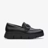 Women’s Loriini Izzy Black Leather Loafers Women’s Loriini Izzy Black Leather Loafers