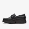 Women’s Loriini Izzy Black Leather Loafers Women’s Loriini Izzy Black Leather Loafers