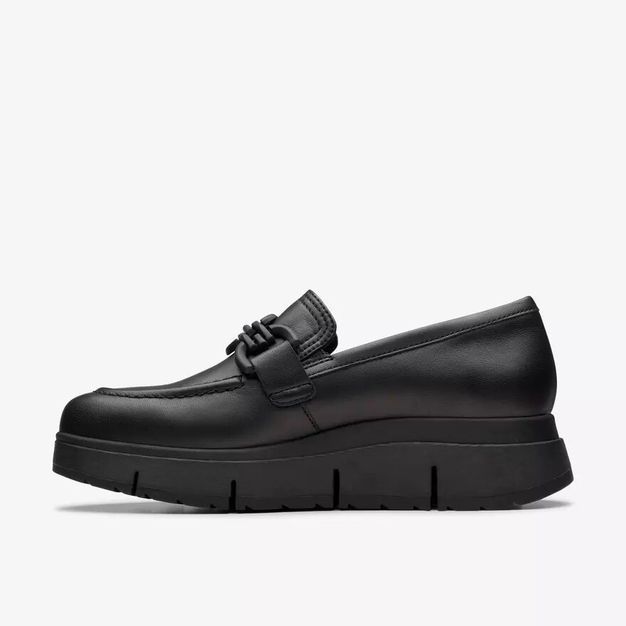 Women’s Loriini Izzy Black Leather Loafers Women’s Loriini Izzy Black Leather Loafers