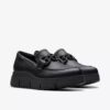 Women’s Loriini Izzy Black Leather Loafers Women’s Loriini Izzy Black Leather Loafers