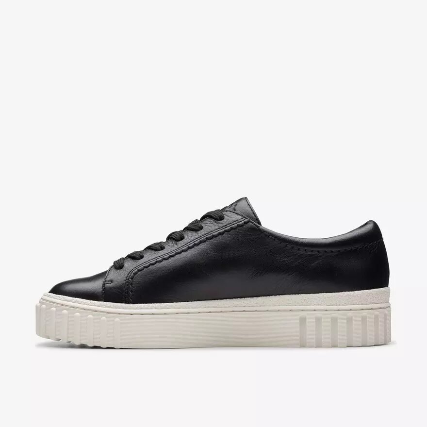Women’s Mayhill Walk Black Leather Sneakers Women’s Mayhill Walk Black Leather Sneakers