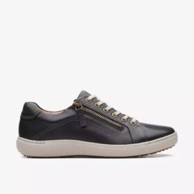 Women’s Nalle Lace Black Leather Sneakers