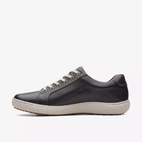 Women’s Nalle Lace Black Leather Sneakers