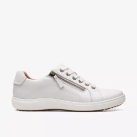 Women’s Nalle Lace White Leather Sneakers
