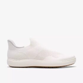 Women’s Nalle Step White Knit Slip-Ons